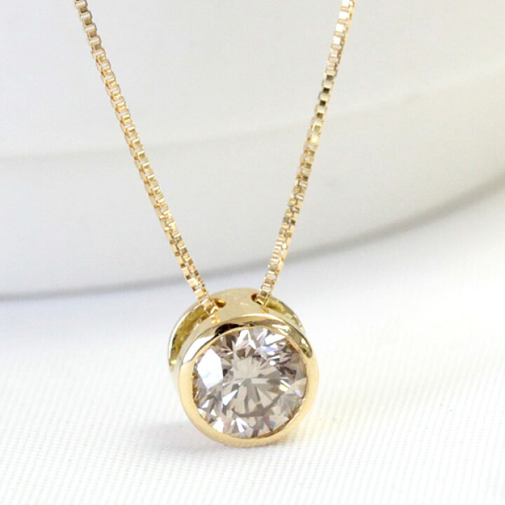 楽天市場】K18 シャンパン ブラウン ダイヤモンド 0.5ct ハート 