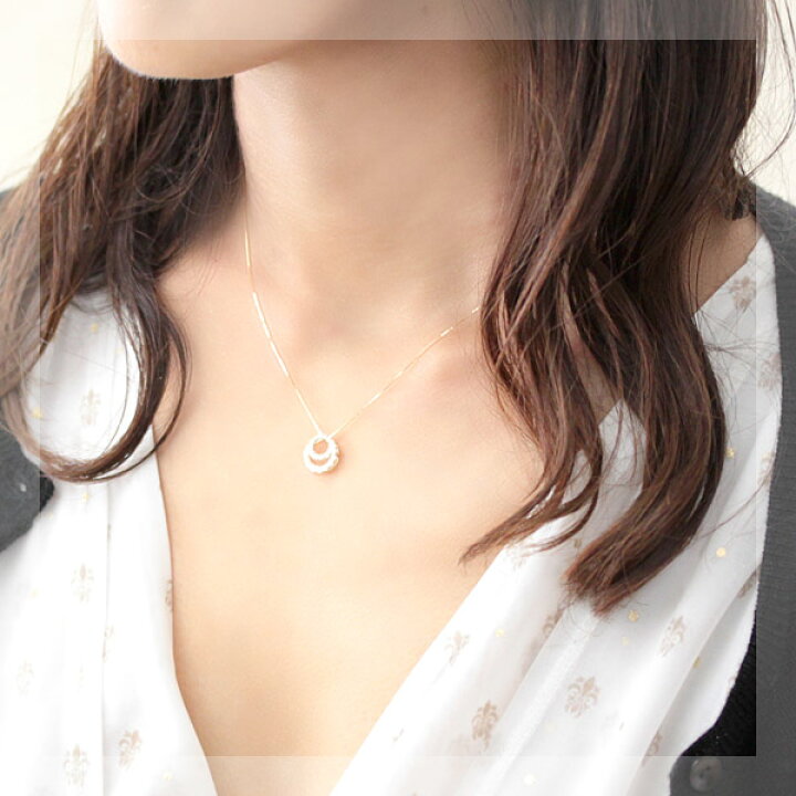 楽天市場】pt K18 ダイヤモンド ネックレス 0.3ct H&C 45cm スライド式 