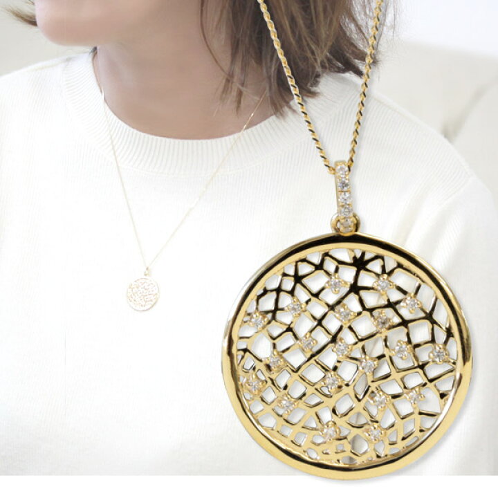 楽天市場】K18 ダイヤモンド 0.12ct ペンダント ネックレス ゴールド  