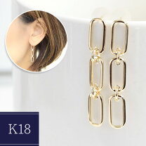 身に着ける芸術品】K18 イタリア製透かし彫り ピアス 】ピアス 18k 