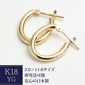 K18 I[o t[vsAX 2.0mm×11.6mm NbVO sAX 18K 18 S[h YG sAX ȉ~ ւ CG[S[h ΂Ȃ n t[v sAXyS̓{zy1yAz