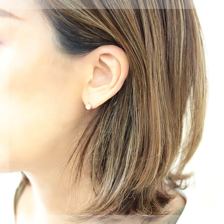 楽天市場】【一点限り】 K18YG ダイヤモンド ピアス 0.1ct H&C 