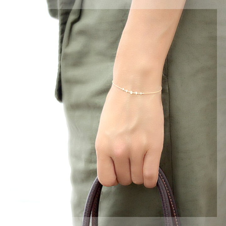 楽天市場】K18 ダイヤモンド ブレスレット 0.15ct グラデーション  