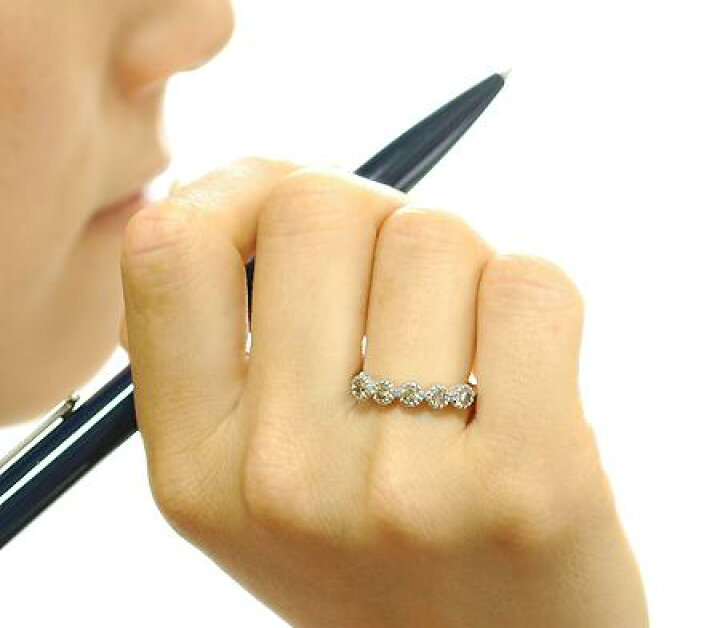 楽天市場】シャンパン ブラウンダイヤモンド リング 0.5ct 