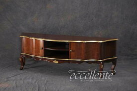 TV-BR6122NG　イタリア製　テレビボードグランデ　Styleボルボネーゼ　ウォールナット/象嵌