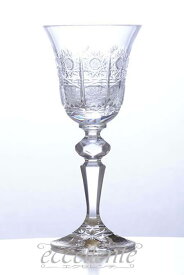 TB02116130　チェコ製　ワイングラス　ボヘミアクリスタル