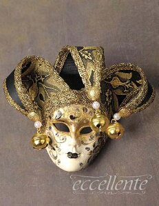 RM-0097B イタリア製 マスケラ ジョリーピッコロ ブラック