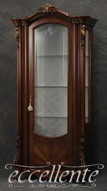 PI-217BAR　イタリア製　1ドアーグラスキャビネット Barocco