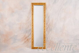 2889M018　ゴールド　縦長ミラー　W43xH139cm