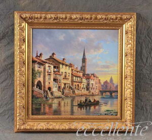 716512514 イタリア製 額絵中 オールドヴェネチア