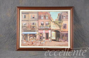 Q570903832 イタリア製 額絵 大 Hotel De Paris