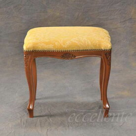 ★ イタリア家具 ヨーロッパ家具 GPS-58F2GRYイタリア製家具　スツール58F2GRY 【イタリアン家具 ヨーロピアン家具 輸入家具 アンティーク調】【モレロ・ジャンパウロ】【スツール/オットマン】※使用されている生地が変更となりました（生地はお問い合わせください）