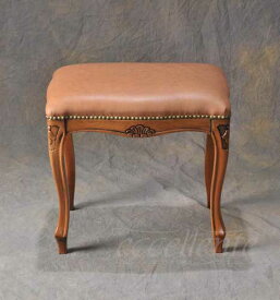 ★ イタリア家具 ヨーロッパ家具 GPS-58L8Bイタリア製家具　本革スツール58L8B 【イタリアン家具 ヨーロピアン家具 輸入家具 アンティーク調】【モレロ・ジャンパウロ】【スツール/オットマン】