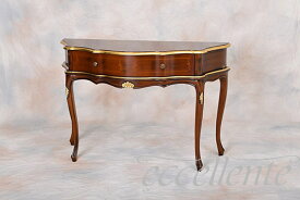 TV-BR6105NG イタリア製 コンソール　St.ボルボネーゼ　象嵌／ウォールナット＋ゴールドリーフ