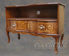 ★ イタリア家具 ヨーロッパ家具 TS-032V/SPA-BRイタリア製テレビボード 【イタリアン家具 ヨーロピアン家具 輸入家具 アンティーク調 猫脚】