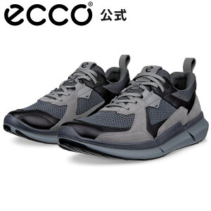 [ECCO] BIOM 2.2 M LEA TEX Y Xj[J[ BLACK / STEEL / MAGNET O[ K y ₷ amC Y {v i JWA GR[