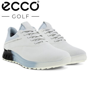 [ECCO] hSAebNX StV[Y SX[ Y zCg  M Golf S-Three White Black Air GR[