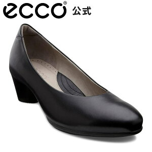 �yECCO �����z ECCO Sculptured 45 W Pump LEA / �G�R�[ �X�J���v�`���[�h 45 W �p���v�X BLACK �u���b�N Womens �p���v�X