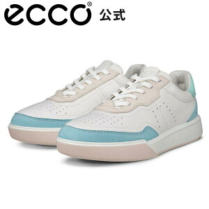 [ECCO] Xg[g R[g {v fB[X JWA Xj[J[ AQUATIC / WHITE / EMERALD  EBY ₷ C ʋ ʊw ECCO Street Court W GR[
