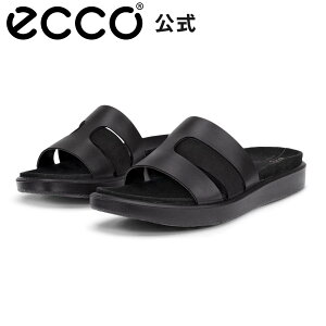 [ECCO] t[g {v fB[X tbg T_ BLACK/BLACK  EBY ECCO FLOWT W GR[