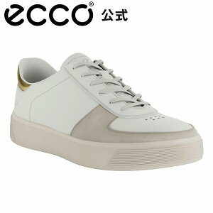 yECCO z ECCO STREET TRAY W LOW DUNK / GR[ Xg[g gC W LIMESTONE/WHITE/GOLD x[W Womens Xj[J[