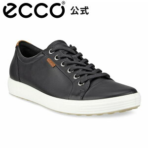 yECCO z ECCO Soft 7 W Lace up LEA / GR[ \tg 7 W BLACK ubN Womens Xj[J[