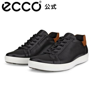 [ECCO] \tg 7 {v Y JWA Xj[J[ BLACK / COGNAC  hXJWA ₷ C ʋ ʊw V[Y ECCO SOFT 7 M GR[