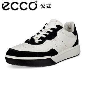 [ECCO] Xg[g R[g {v Y JWA Xj[J[ BLACK / WHITE / BLACK  ₷ C ʋ ʊw JWAV[Y ECCO Street Court M GR[