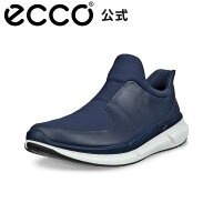 [ECCO公式] バイオム 2.2 本革 メンズ アスレジャースニーカー スリッポン MARINE / MARINE ブルー カジ…