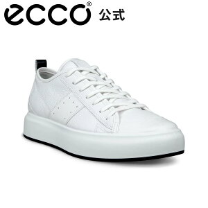 [ECCO] Xg[g G[X {v Y JWAXj[J[ WHITE / WHITE  ʋ ₷ K EH[LO ECCO STREET ACE M GR[