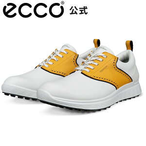 [ECCO] M GOLF S-CASUAL HYBRID Y EH[^[v[t StV[Y White / Saffron zCg K y ₷ amC Y {v nCubh XpCNX ECCO-TEX h J̓ Jp J