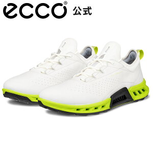 [ECCO] M GOLF BIOM C4 HYBRID Y GORE-TEX h StV[Y White / Lime Punch zCg K y ₷ amC Y {v nCubhXpCNXSAebNX h J̓ Jp J