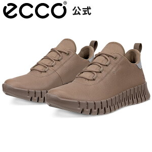 [ECCO] GRUUV W SNEAKER LEA GTX EBY GORE-TEX h Xj[J[ TAUPE uE K y ₷ wlC  fB[X {v LkV[[X h J̓ Jp JΉ SAebNX 