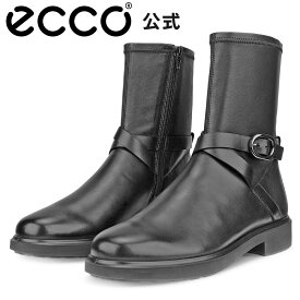 お買い物マラソンP10倍[ECCO公式] METRO AMSTERDAM W MID ウィメンズ アンクルブーツ ショートブーツ BLACK / BLACK ブラック 快適 軽量 歩きやすい 婦人靴 女性 レディース 本革 ファスナー エコー