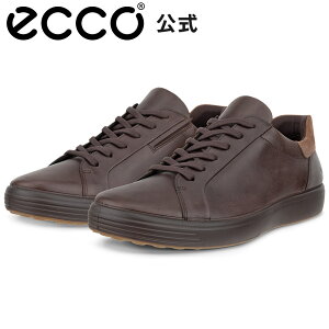[ECCO����] SOFT 7 M EASY SLIP �����Y ���[�X�A�b�v�V���[�Y MOCHA/COCOA BROWN �u���E�� ���K �y�� �����₷�� �a�m�C �����Y �{�v �����₷�� �G�R�[