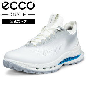 [ECCO����] GOLF BIOM C5 �����Y GORE-TEX �h�� �X�p�C�N���X �S���t�V���[�Y WHITE/CONCRETE �G�R�[ �C ���K �����S�n���� ���i�� �{�v �a�m�C ���� �J�̓� �O���b�v�� ���C���V���[�Y �S�A�e�b�N�X ���E