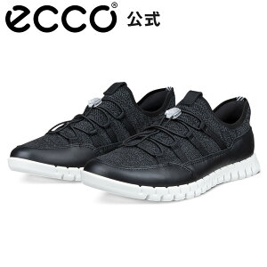 [ECCO����] GRUUV LITE W �E�B�����Y EASY SLIP �N�C�b�N���[�X �E�H�[�L���O �X�j�[�J�[ BLACK/BLACK/MAGNET �G�R�[ �C ���K �����S�n���� ���ɂ��� ���i�� �y�ʃV���[�Y �w�l�C ���f�B�[�X �����₷�� 