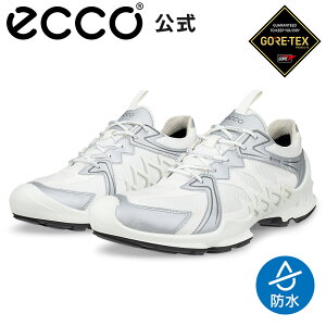 [ECCO����] BIOM AEX M �����Y GORE-TEX �h�� �X�j�[�J�[ SILVER METALLIC/BR WHITE CONCR/BR WHITE �G�R�[ �C ���K �����S�n���� �y�� �V���[�Y �a�m�C �J�̓� �E�H�[�L���O �S�A�e�b�N�X ���ɂ��� ���s ��