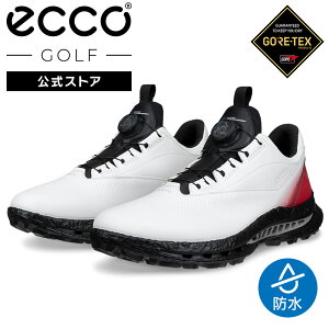 ECCO���� M GOLF BIOM C5 �����Y �X�p�C�N���X�S���t�V���[�Y WHITE/CHILI RED �G�R�[ �C ���K �����S�n���� �i�������� ���i�� ���U�[ �{�v�V���[�Y �a�m�C GORE-TEX �h�� ���� �J�̓� ���C���V���[�Y �S