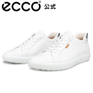 ECCO���� SOFT 7 W �E�B�����Y ���[�X�A�b�v�X�j�[�J�[ WHITE/PURE SILVER �G�R�[ �C ���K �����S�n���� �i�������� ���i�� ���U�[ �{�v�V���[�Y ���f�B�[�X �w�l�C �E�H�[�L���O�V���[�Y
