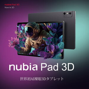 ZTE [bgeB[C[ AI 3D^ubg nubia Pad 3D LPD20W yNEz