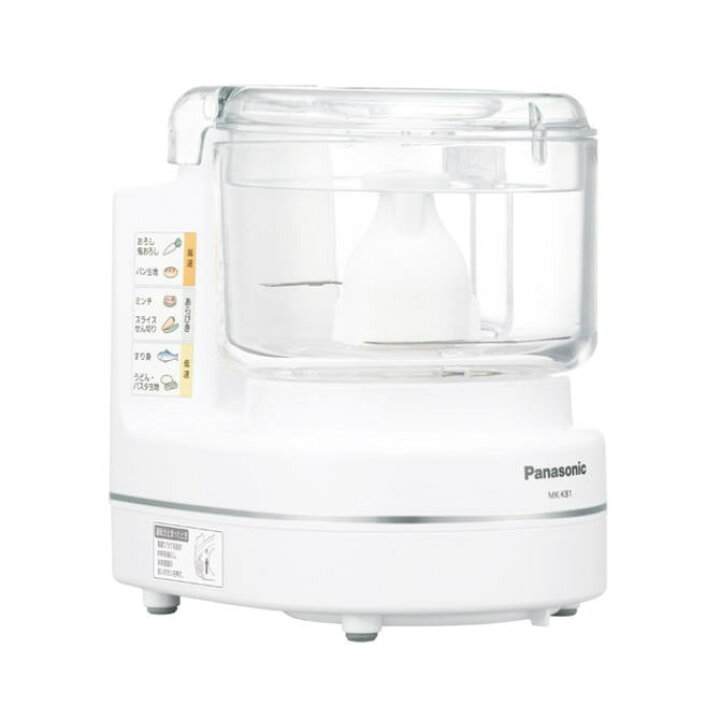 楽天市場】PANASONIC パナソニック フードプロセッサー MK-K81(W 