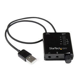 【送料無料】StarTech.com スタ−テックドットコム USB接続外付けサウンドカード USB-DACヘッドホンアンプ/USB-光デジタルオーディオ変換アダプタ S/PDIF対応96kHz/24bit2 3.5mmミニジャック1 3.5mmトスリンク丸型コネクタ ICUSBAUDIO2D【NE直】