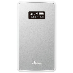 【あす楽対応_関東】【在庫あり送料無料】NECプラットフォームズ SIMロックフリー LTE モバイルルーター Aterm エーターム MP02LN SW PA-MP02LN-SW(メタリックシルバー) PAMP02LNSW [無線ac/n/a(5GHz)、n/g/b(2.4GHz)]【テレワーク応援】