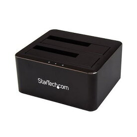 【送料無料】StarTech.com スタ−テックドットコム クレードル式SATA3.0対応HDD/SSDドッキングステーション 2x 2.5/3.5インチドライブ対応 USB 3.0接続 SDOCK2U33V【NE直】
