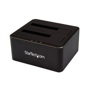 StarTech.com X^|ebNhbgR N[hSATA3.0ΉHDD/SSDhbLOXe[V 2x 2.5/3.5C`hCuΉ USB 3.0ڑ SDOCK2U33VyNEz