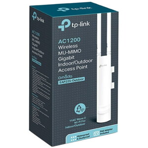 TP-Link eB[s[N Omada AC1200 MU-MIMO MKrbg bVWi-Fi 300Mbps(2.4GHz)+867Mbps(5GHz) Op LANANZX|Cgp@ PoEA_v^t60m EAP225-Outdoorye[NzyNEz