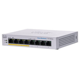 【送料無料】 Cisco Systems シスコシステムズ CBS110 Unmanaged 8-port GE Partial PoE Desktop Ext PS CBS110-8PP-D-JP CBS1108PPDJP
