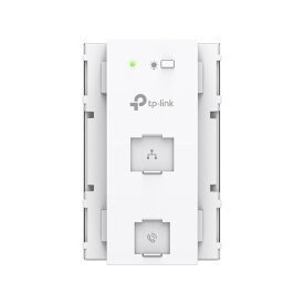 【送料無料】TP-Link ティーピーリンク AX1800 コンセント埋め込み型Wi-Fi 6アクセスポイント 広範囲 PoE+対応 RJ11ポート搭載 EAP615-WE(JP) EAP615WEJP 【NE直】　【テレワーク応援】