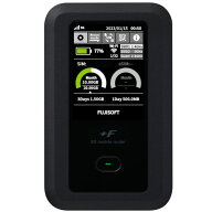 【当日発送】 FUJISOFT 富士ソフト 5G Sub6（n79）対応 +F FS050W モバイルルーター FS050WMB1【テレワー…